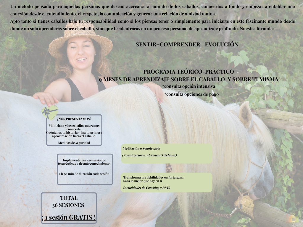 vinculo y conexión con caballos montriana comunicacion personas y caballos