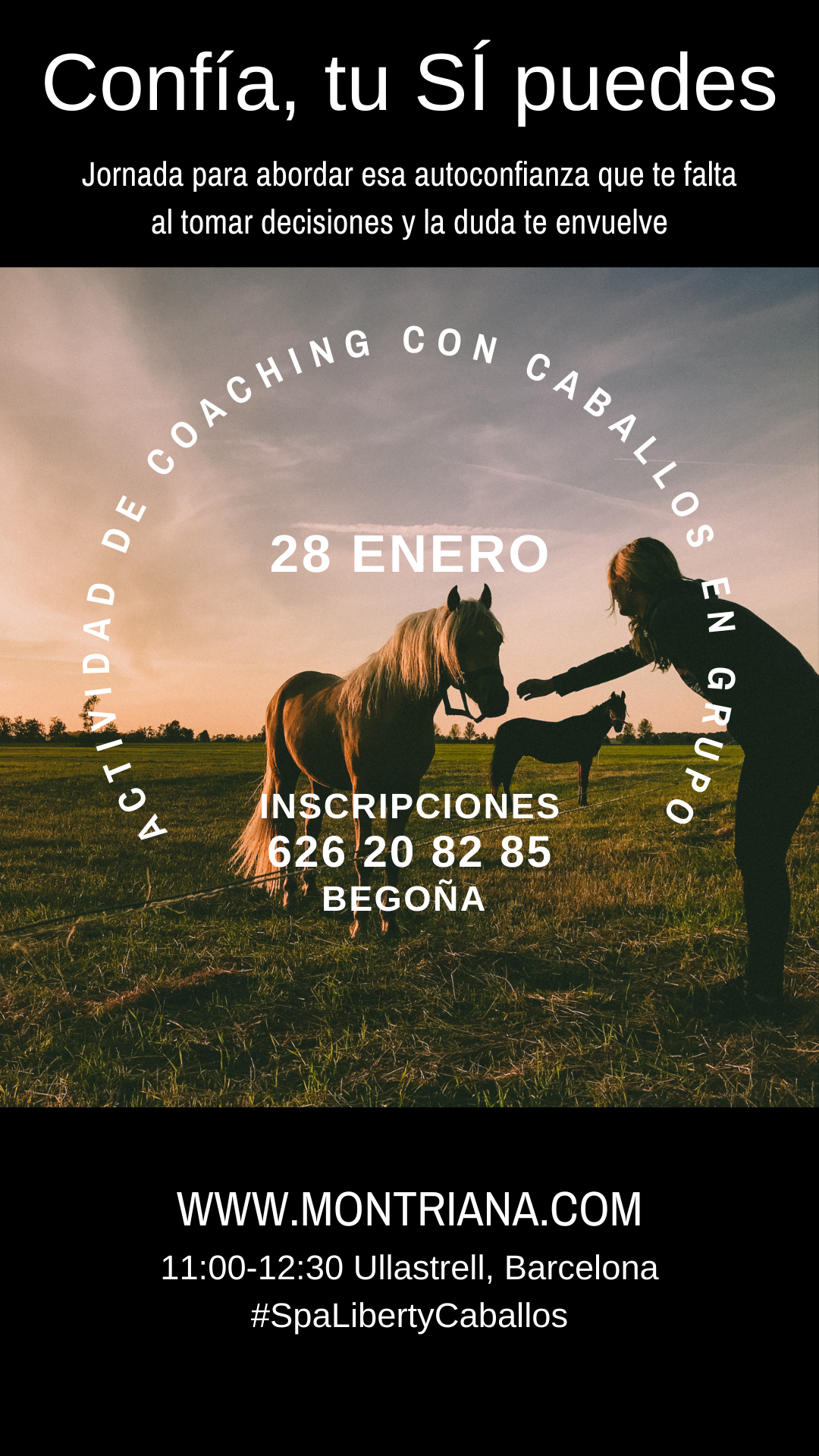 Coaching Grupal con Caballos con Begoña&Montriana