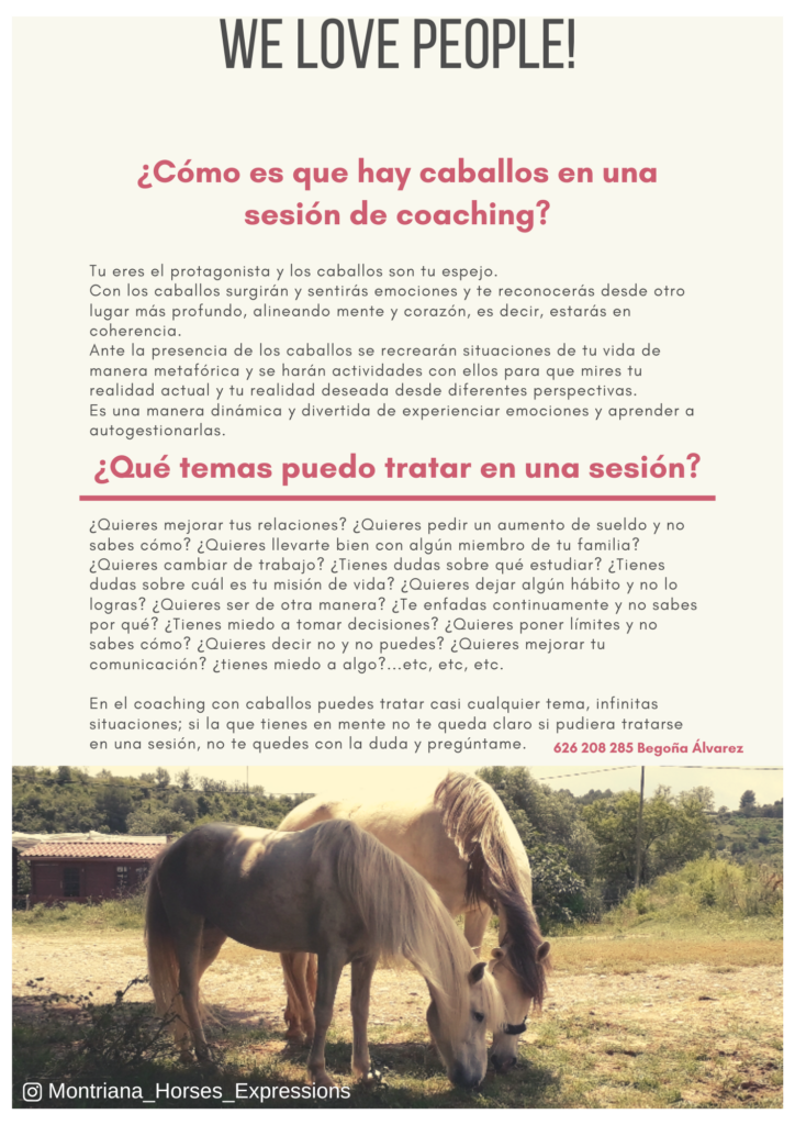 COACHING CON CABALLOS PARA TERAPEUTAS Y COACHES