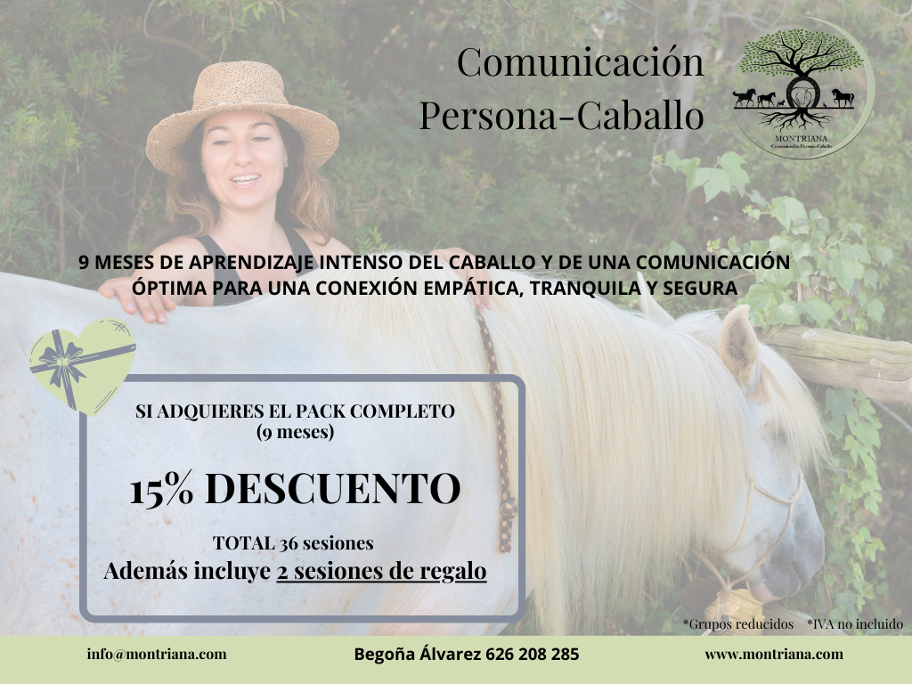 COMUNICACIÓN PERSONA-CABALLO PROGRAMA FORMATIVO MONTRIANA HORSES EXPRESSIONS